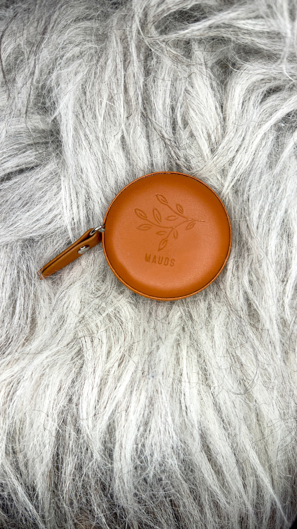 Rullemålbånd – Whiskeyfarget skinnimitasjon