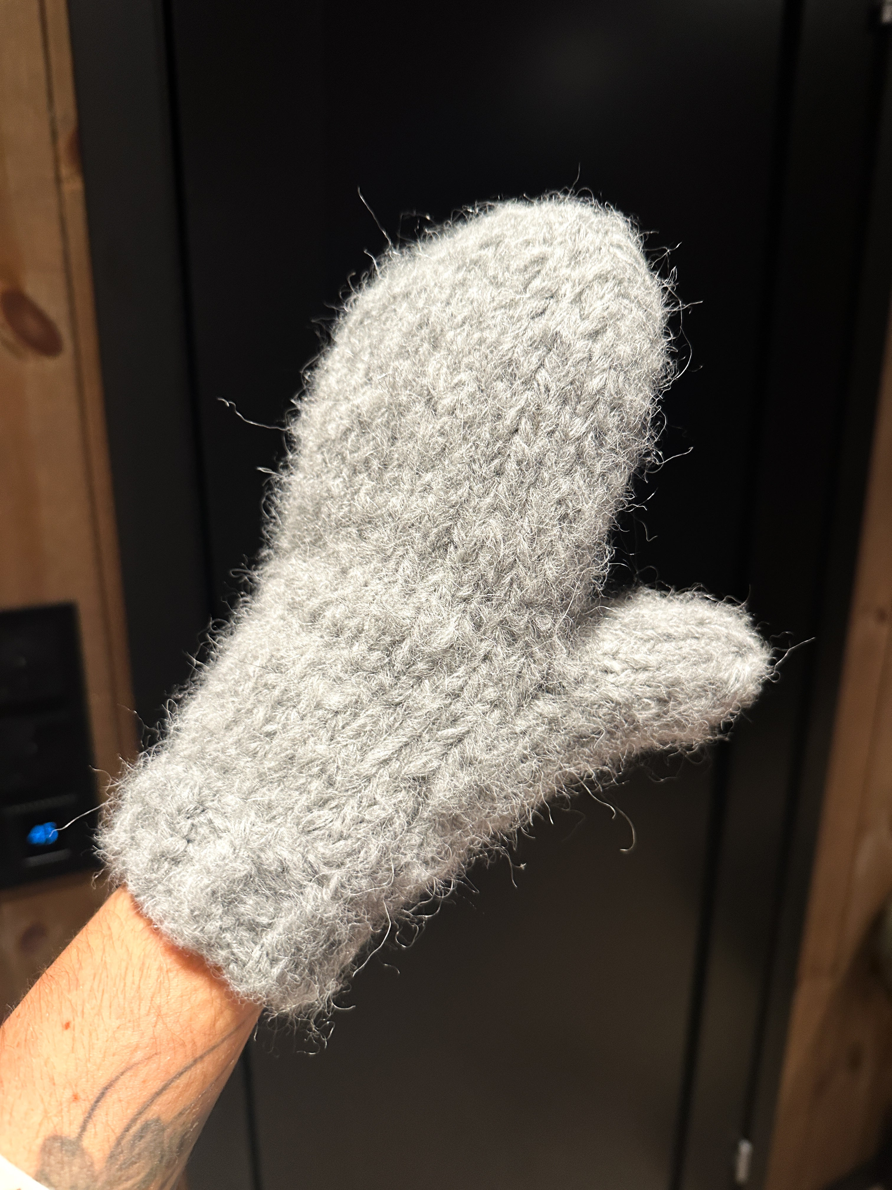 Fluff votter- oppskrift