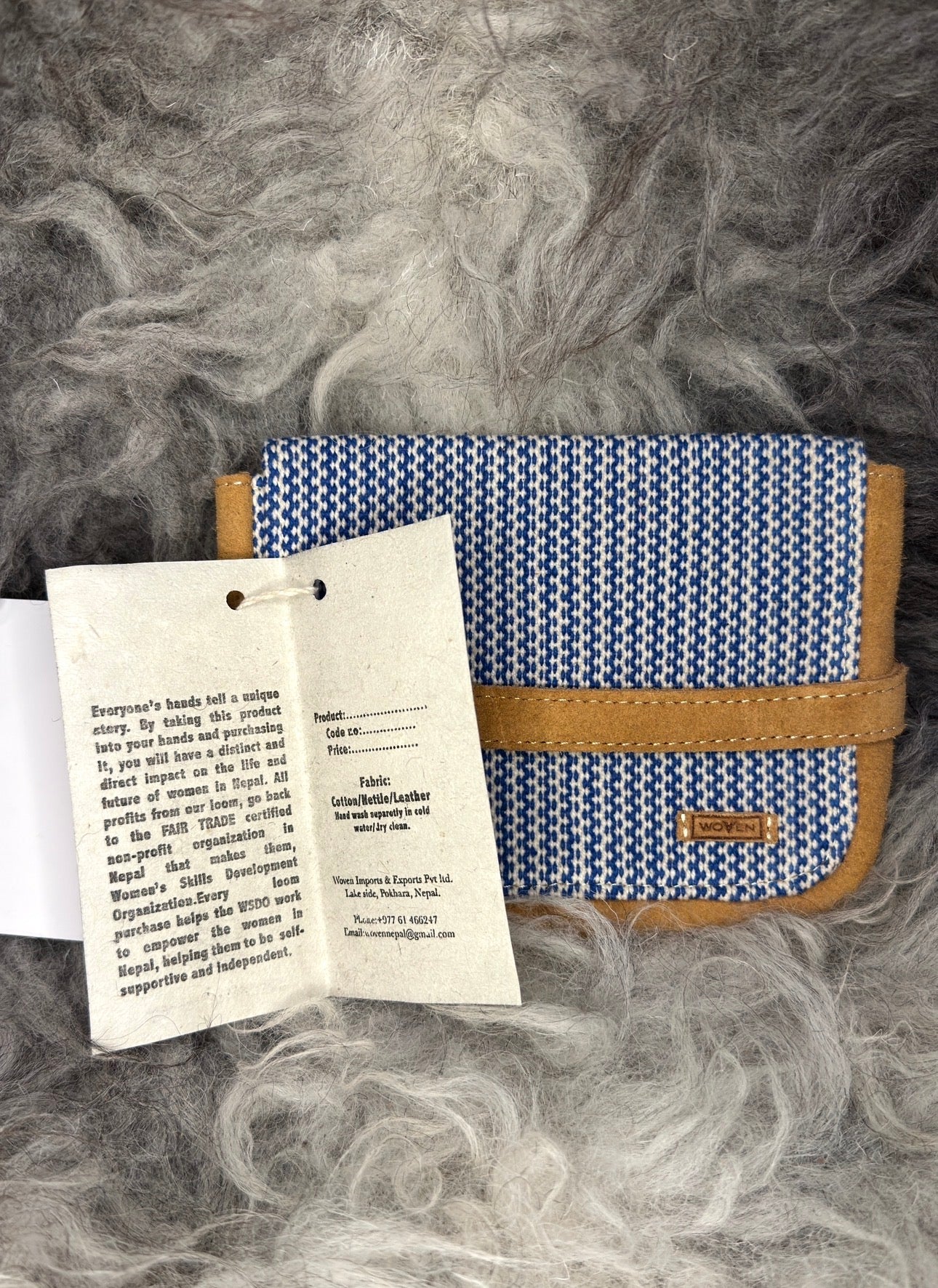 Woven Oppbevaringsmappe liten