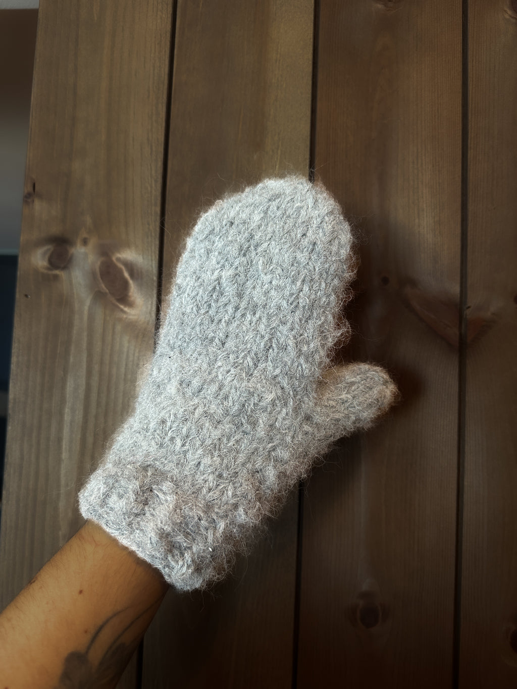 Fluff votter- oppskrift